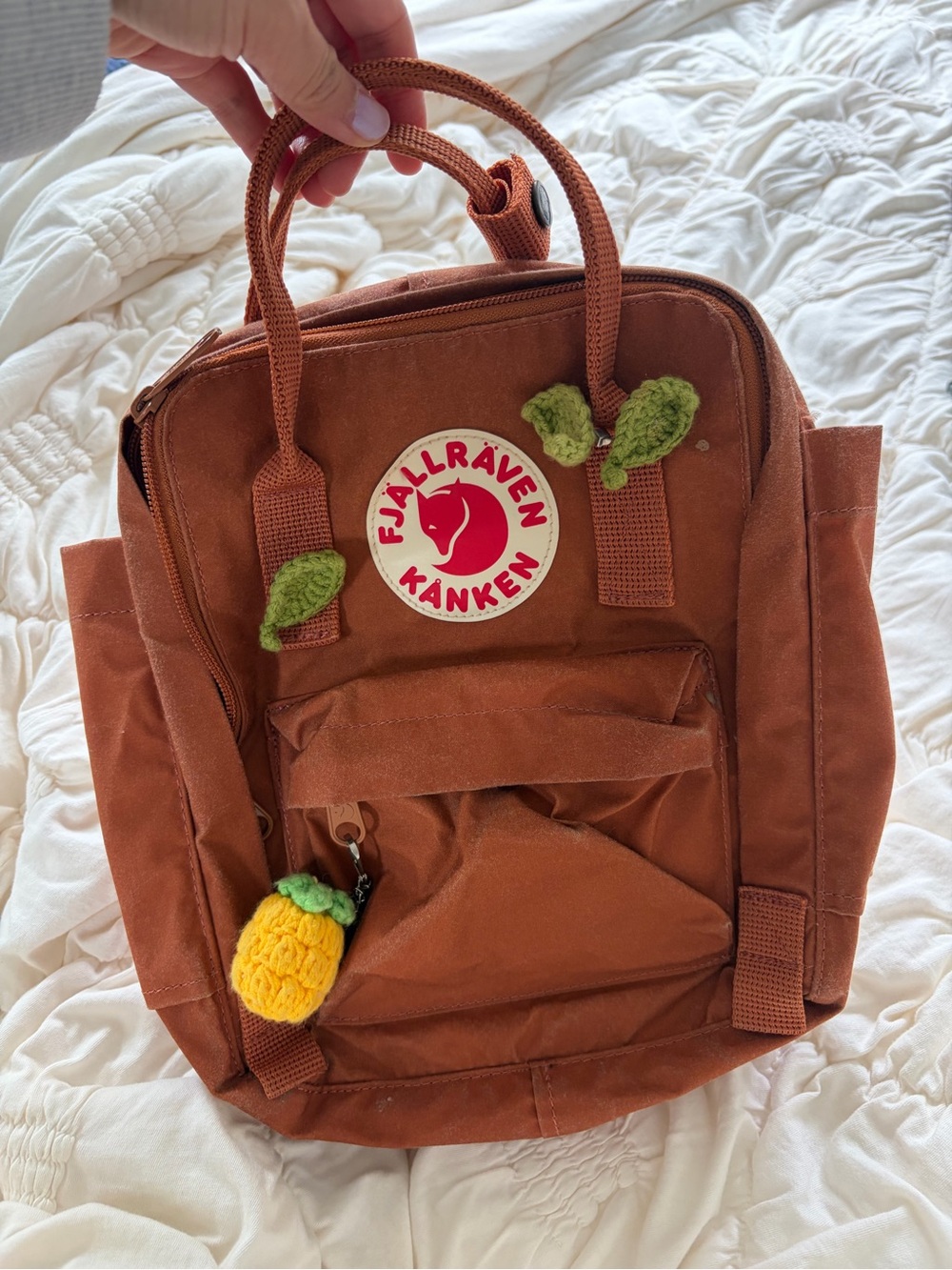 Fjallraven Kanken Mini - Burnt Orange Interior
